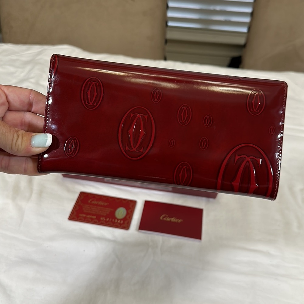 ❤️❤️❤️‍🔥❤️‍🔥NEW CARTIER BIRTHDAY CONTINENTAL WALLET❣️❣️❣️❣️❣️ - Picture 11 of 15